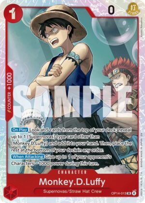 Monkey.D.Luffy - OP14-013 - OP14-013: The Azure Sea's Seven
