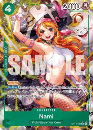 Nami (Alternate Art) - OP14-031: The Azure Sea's Seven