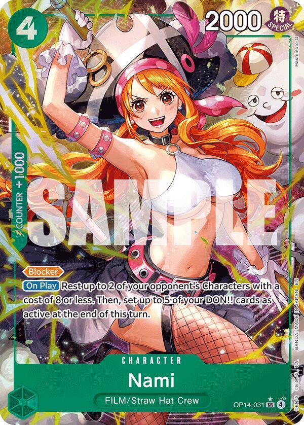 Nami (Alternate Art) - OP14-031: The Azure Sea's Seven