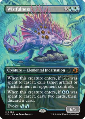Wistfulness (Borderless) - 296: Lorwyn Eclipsed