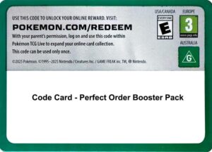 Code Card - Perfect Order Booster Pack: ME03: Perfect Order