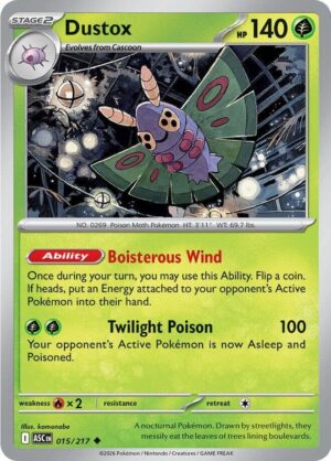 Dustox - 015/217 - 015/217: ME: Ascended Heroes