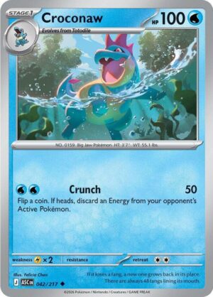 Croconaw - 042/217: ME: Ascended Heroes