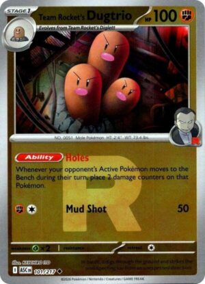 Team Rocket's Dugtrio - 101/217 (Team Rocket) - 101/217: ME: Ascended Heroes