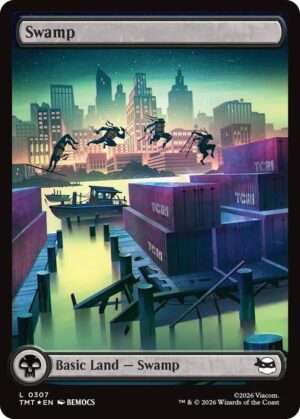 Swamp (0307) (Surge Foil) - 307: Teenage Mutant Ninja Turtles