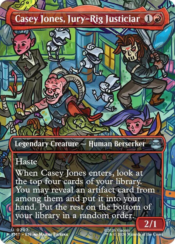 Casey Jones, Jury-Rig Justiciar (Borderless) - 207: Teenage Mutant Ninja Turtles