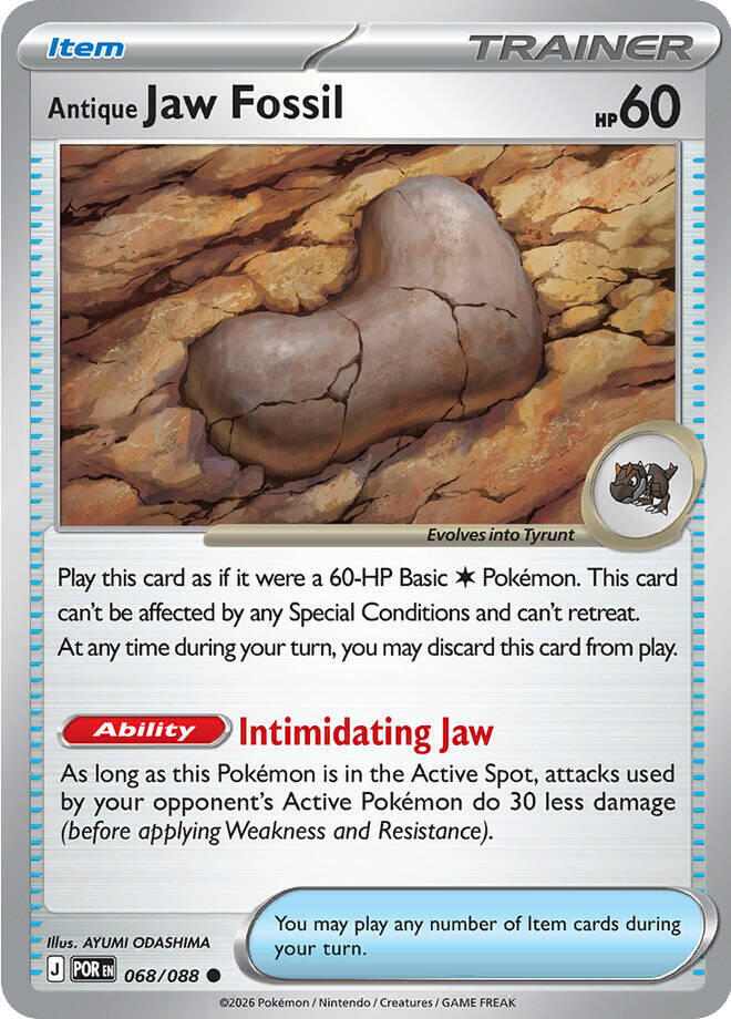 Antique Jaw Fossil - 068/088: ME03: Perfect Order