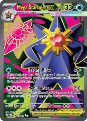 Mega Starmie ex - 102/088 - 102/088: ME03: Perfect Order
