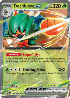 Decidueye ex - 012/088 - 012/088: ME03: Perfect Order
