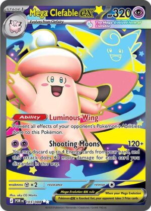 Mega Clefable ex - 103/088 - 103/088: ME03: Perfect Order
