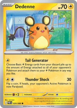 Dedenne - 029/088 - 029/088: ME03: Perfect Order