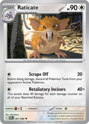 Raticate - 061/088 - 061/088: ME03: Perfect Order