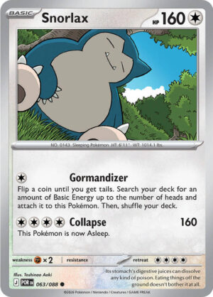 Snorlax - 063/088: ME03: Perfect Order