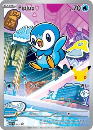 Piplup - 042 - 042: ME: Mega Evolution Promo