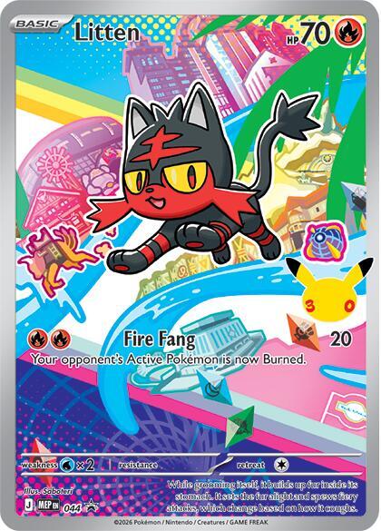 Litten - 044 - 044: ME: Mega Evolution Promo