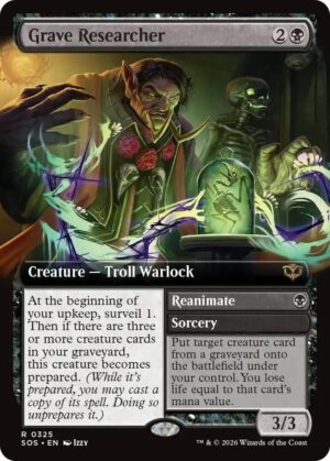 Grave Researcher (Extended Art) - 325: Secrets of Strixhaven
