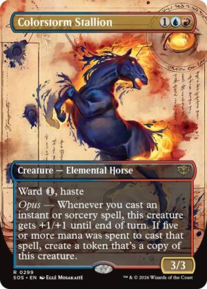 Colorstorm Stallion (Borderless) - 299: Secrets of Strixhaven