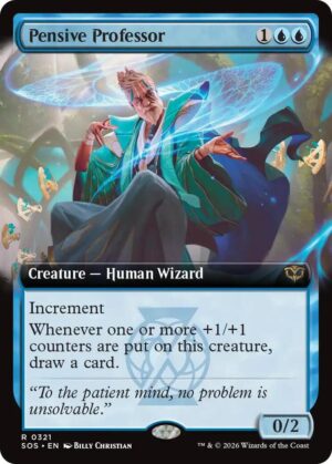 Pensive Professor (Extended Art) - 321: Secrets of Strixhaven
