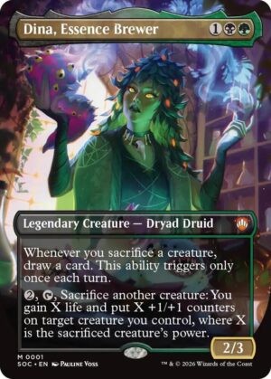Dina, Essence Brewer (Borderless) - 1: Commander: Secrets of Strixhaven