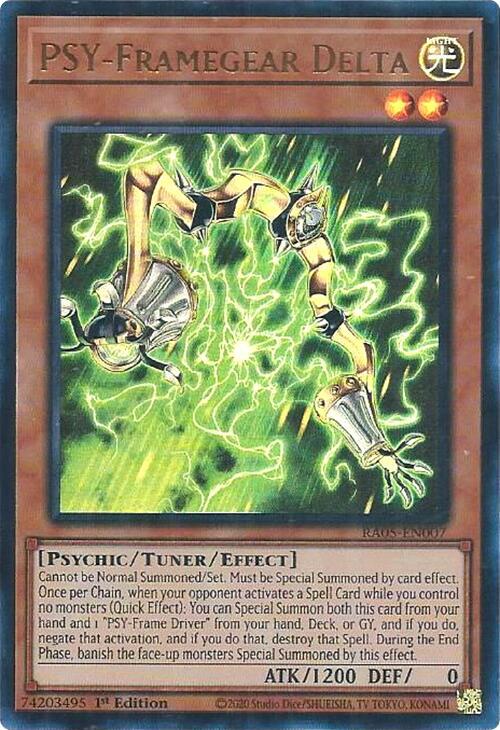 PSY-Framegear Delta (Ultra Rare) - RA05-EN007: Rarity Collection 5