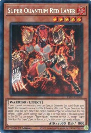Super Quantum Red Layer (Secret Rare) - RA05-EN008: Rarity Collection 5