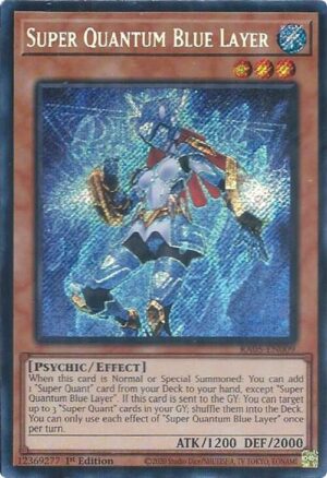 Super Quantum Blue Layer (Secret Rare) - RA05-EN009: Rarity Collection 5