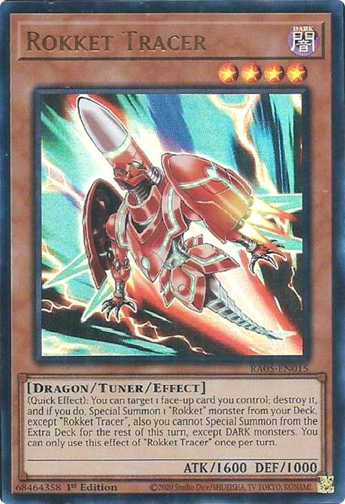 Rokket Tracer (Ultra Rare) - RA05-EN015: Rarity Collection 5