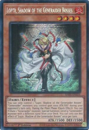 Loptr, Shadow of the Generaider Bosses (Secret Rare) - RA05-EN016: Rarity Collection 5