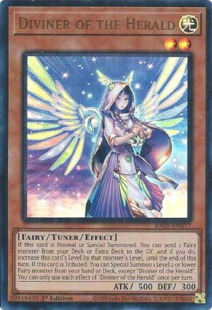 Diviner of the Herald (Ultra Rare) - RA05-EN017: Rarity Collection 5