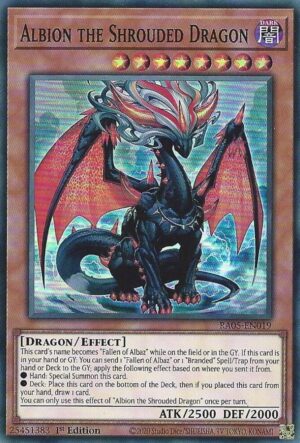 Albion the Shrouded Dragon - RA05-EN019: Rarity Collection 5