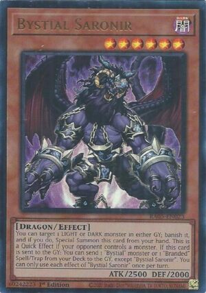 Bystial Saronir (Ultra Rare) - RA05-EN023: Rarity Collection 5