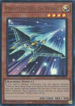 Photon Delta Wing (Ultra Rare) - RA05-EN026: Rarity Collection 5