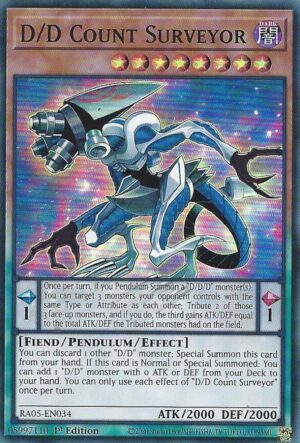 D/D Count Surveyor - RA05-EN034: Rarity Collection 5