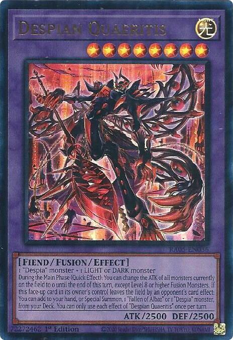 Despian Quaeritis (Ultra Rare) - RA05-EN036: Rarity Collection 5