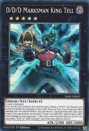 D/D/D Marksman King Tell - RA05-EN047: Rarity Collection 5
