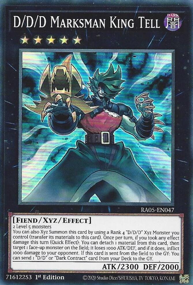 D/D/D Marksman King Tell - RA05-EN047: Rarity Collection 5