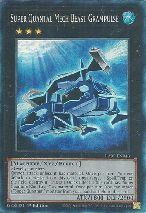 Super Quantal Mech Beast Grampulse (Collector's Rare) - RA05-EN048: Rarity Collection 5
