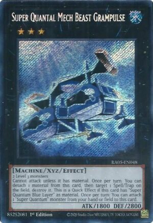 Super Quantal Mech Beast Grampulse (Secret Rare) - RA05-EN048: Rarity Collection 5