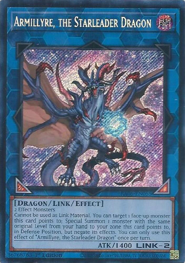Armillyre, the Starleader Dragon (Secret Rare) - RA05-EN055: Rarity Collection 5