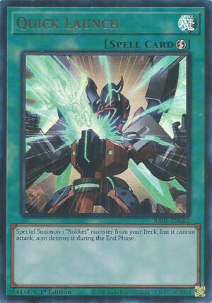 Quick Launch (Ultra Rare) - RA05-EN062: Rarity Collection 5