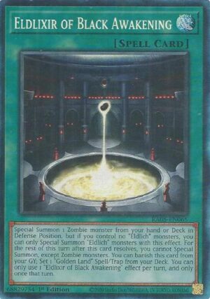 Eldlixir of Black Awakening (Collector's Rare) - RA05-EN065: Rarity Collection 5