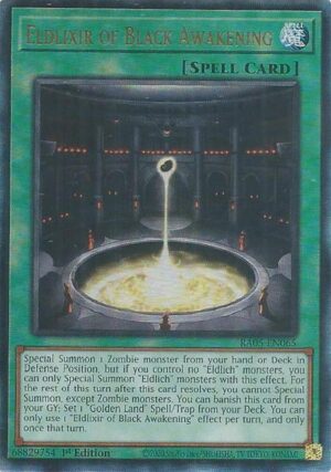 Eldlixir of Black Awakening (Ultimate Rare) - RA05-EN065: Rarity Collection 5