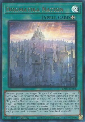 Dogmatika Nation (Ultra Rare) - RA05-EN066: Rarity Collection 5