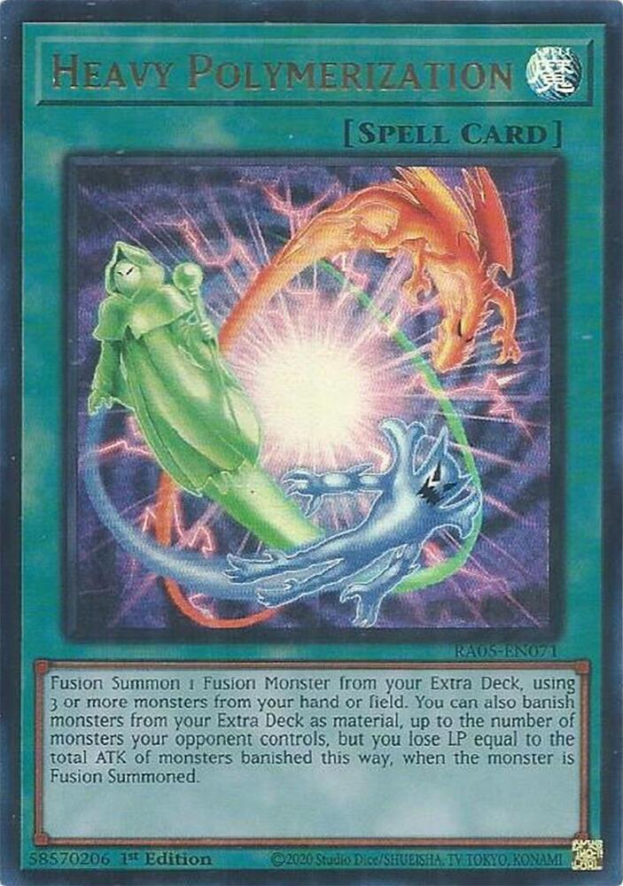 Heavy Polymerization (Ultra Rare) - RA05-EN071: Rarity Collection 5