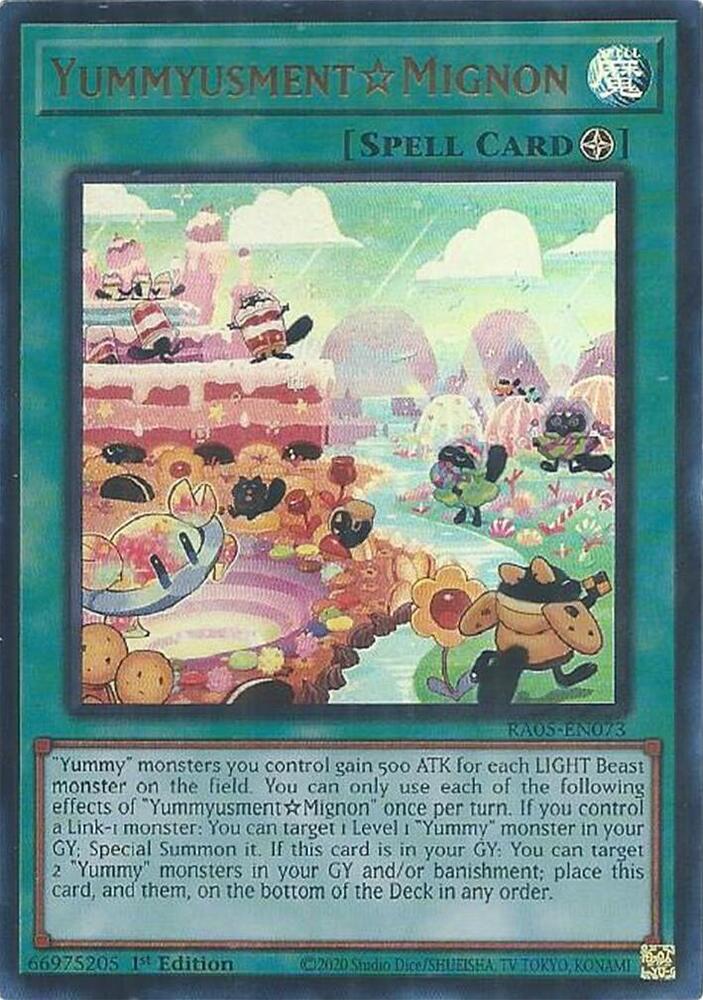 YummyusmentMignon (Ultra Rare) - RA05-EN073: Rarity Collection 5