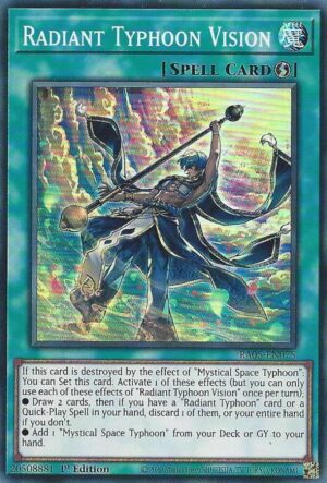 Radiant Typhoon Vision - RA05-EN075: Rarity Collection 5