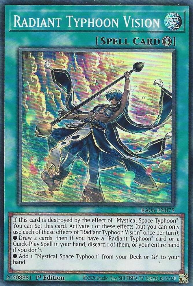 Radiant Typhoon Vision - RA05-EN075: Rarity Collection 5