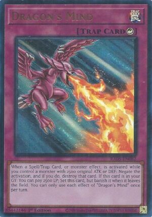 Dragon's Mind (Ultra Rare) - RA05-EN082: Rarity Collection 5