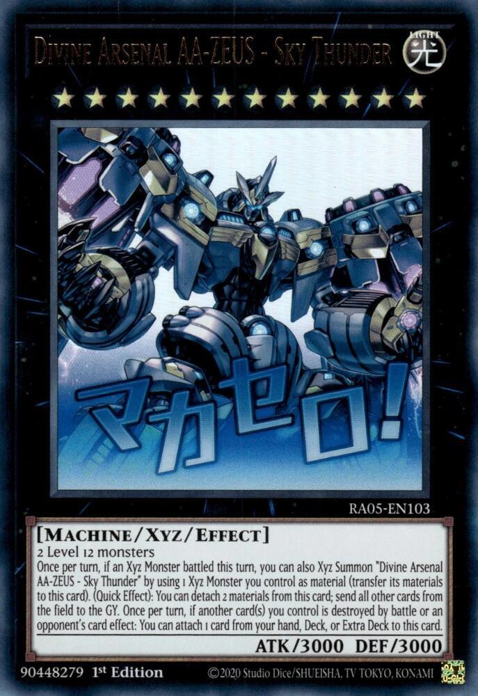 Divine Arsenal AA-ZEUS - Sky Thunder - RA05-EN103: Rarity Collection 5