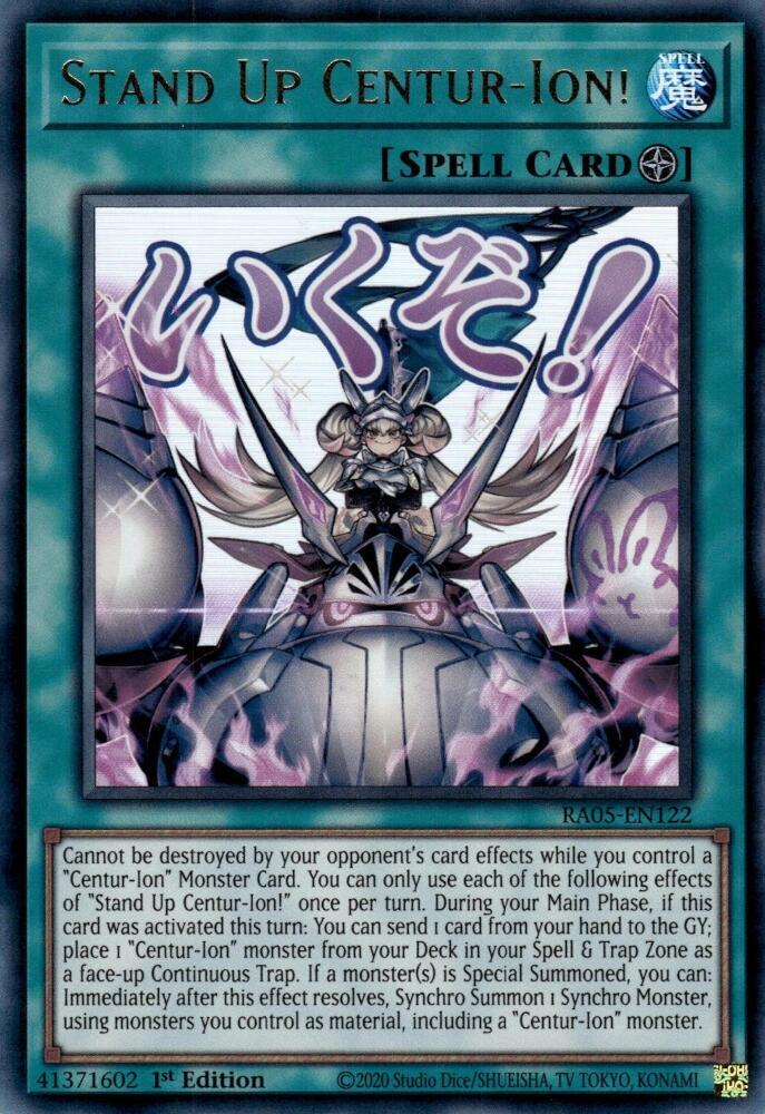 Stand Up Centur-Ion! - RA05-EN122: Rarity Collection 5